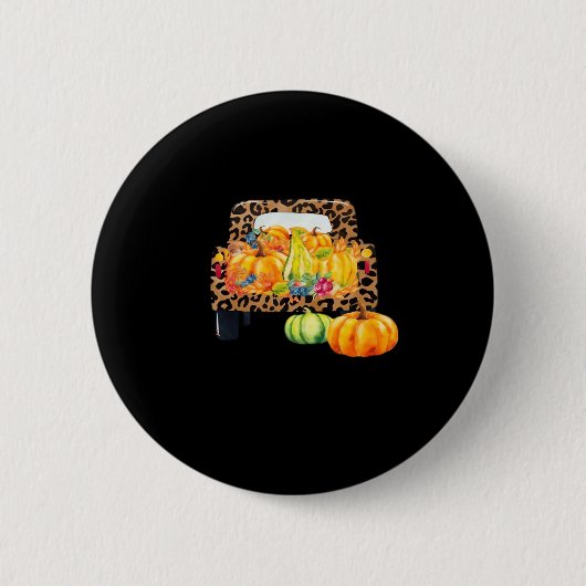 Het is herfst jongens Herfst Kostuum Cadeau Creati Ronde Button 5,7 Cm (Voorkant)