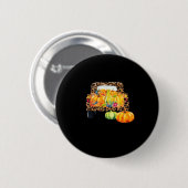Het is herfst jongens Herfst Kostuum Cadeau Creati Ronde Button 5,7 Cm (Voorkant /achterkant)