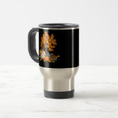 Het is herfst jongens! Knuffel kabouters pompoen h Reisbeker (Voorkant links)