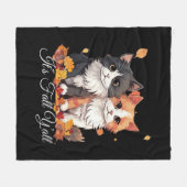 Het is herfst, jongens! Knuffelkatjes Fleece Deken (Voorkant (Horizontaal))