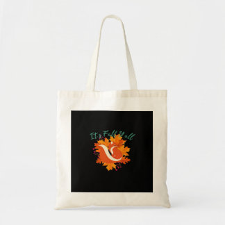Het is herfst jongens! Leuk herfstboom herfstblade Tote Bag