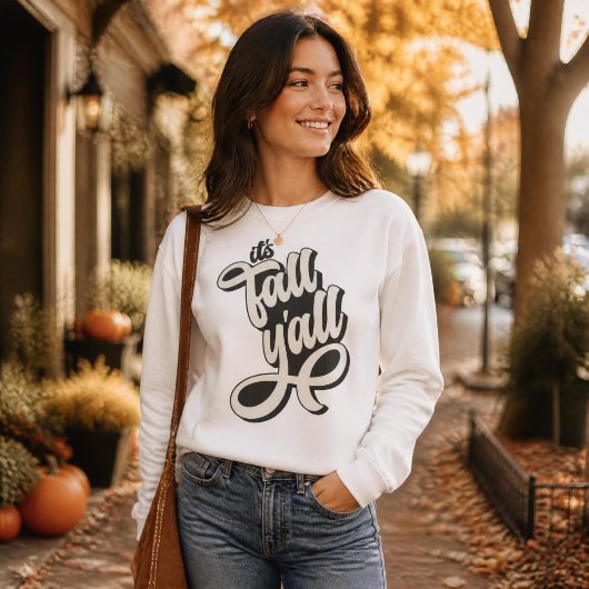 Het is herfst, jongens Retro stijl T-shirt