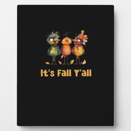 Het is Herfst Jongens Rustieke Minimaal Schone Fotoplaat (Voorkant)