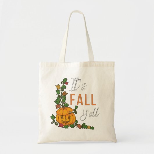 Het is herfst, jongens tote tas (Voorkant)