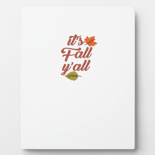 Het is herfst, jongens trendy meme fotoplaat (Voorkant)