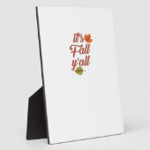 Het is herfst, jongens trendy meme fotoplaat (Zijkant)