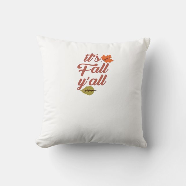 Het is Herfst Jongens Trendy Meme Kussen (Voorkant)