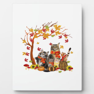 Het is herfst, mensen! Pompoenliefhebber Halloween Fotoplaat