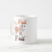 Het is herfst, mensen! Pumpkin Spice Latte Koffiemok (Voorkant links)
