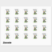 Het is herfst ronde sticker (Vel)