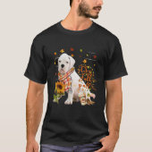 Het is Herfst Y All Boxer Dog Thanksgiving Hallowe T-shirt (Voorkant)