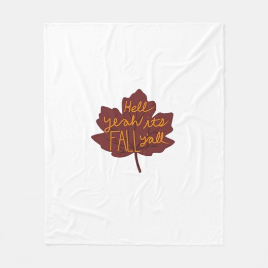 Het is Herfst Y’all Creatief Casual Fleece Deken (Voorkant)