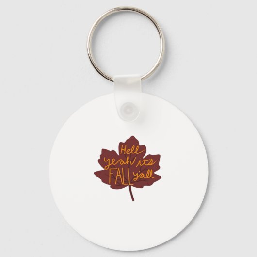 Het is Herfst Y’all Creatief Casual Sleutelhanger (Voorkant)