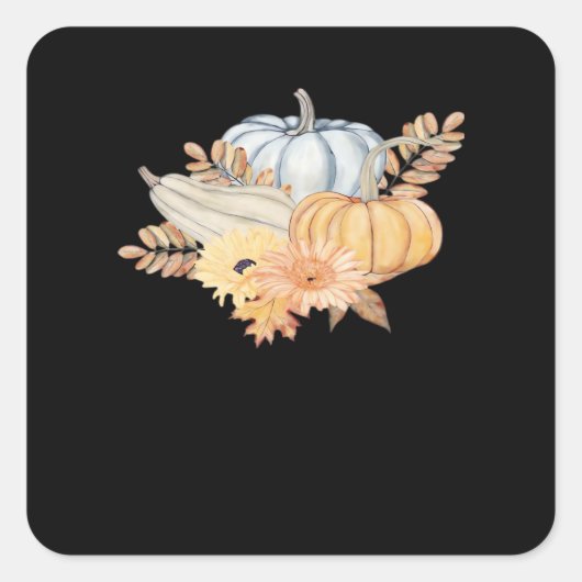 Het is Herfst Y’all Creatief Casual Vierkante Sticker (Voorkant)