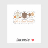 Het is Herfst Y’all Creatieve Kunst Sticker (Vel)