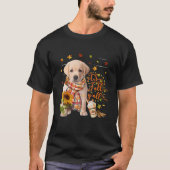 Het is Herfst Y All Goldador Dog Thanksgiving T-shirt (Voorkant)