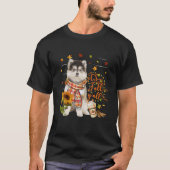 Het is Herfst Y All Pomsky Dog Thanksgiving Hallow T-shirt (Voorkant)