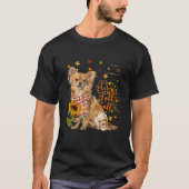 Het is Herfst Y All Tan Chihuahua Dog Thanksgiving T-shirt (Voorkant)
