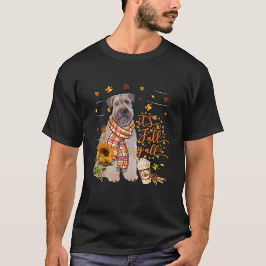 Het is Herfst Y All Wheaten Terrier Dog Thanksgivi T-shirt (Voorkant)