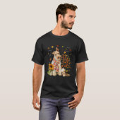 Het is Herfst Y All Wire Fox Terrier Dog Thanksgiv T-shirt (Voorkant volledig)