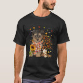 Het is Herfst Y All Yorkipoo Dog Thanksgiving T-shirt (Voorkant)