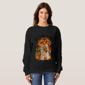 Het is Herfst Y Alle Cocker Spaniel Pompoen Herfst Trui (Voorkant volledig)
