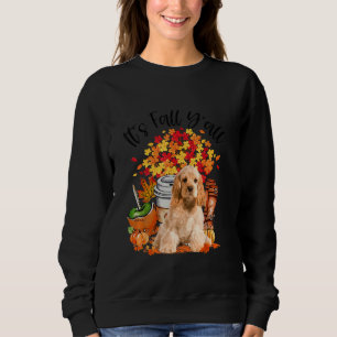 Het is Herfst Y Alle Cocker Spaniel Pompoen Herfst Trui