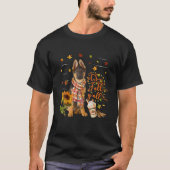 Het is Herfst Y Alle Duitse Herdershond Thanksgivi T-shirt (Voorkant)