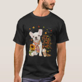 Het is Herfst Y Alle Franse Bulldog Thanksgiving T-shirt (Voorkant)
