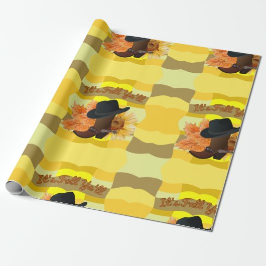 Het is Herfst Ya. Cadeaupapier (Uitgerold)