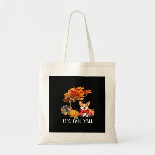 Het is Herfst Y'all Autumn Cool Graphic Tote Bag (Voorkant)