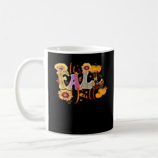 Het is Herfst Y'all Autumn Design Minimal Clean Koffiemok