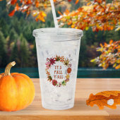 Het is Herfst Y'all Autumn Fall Leaves Thanksgivin Acryl Drinkbeker