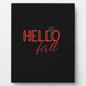 Het is Herfst Y'all Autumn Leave Design Schattigee Fotoplaat (Voorkant)