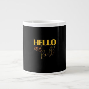 Het is Herfst Y'all Autumn Leave Design Schattigee Grote Koffiekop