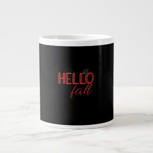 Het is Herfst Y'all Autumn Leave Design Schattigee Grote Koffiekop