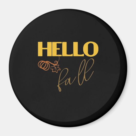 Het is Herfst Y'all Autumn Leave Design Schattigee Magneet (Voorkant)