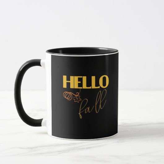 Het is Herfst Y'all Autumn Leave Design Schattigee Mok (Links)
