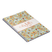 het is herfst y'all Autumn typografie Notitieboek (Rechterzijde)