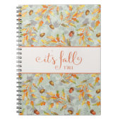 het is herfst y'all Autumn typografie Notitieboek (Voorkant)