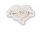 Het is Herfst Y'all Beagle Schattige Hondenliefheb Sticker (Voorkant)