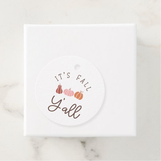 Het is Herfst Y'all Bedankjes Labels (In situ)