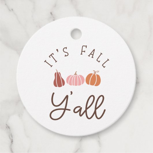 Het is Herfst Y'all Bedankjes Labels (Voorkant)