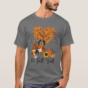 Het is Herfst Y'all Bernese Mountain Dog Thanksgiv T-shirt