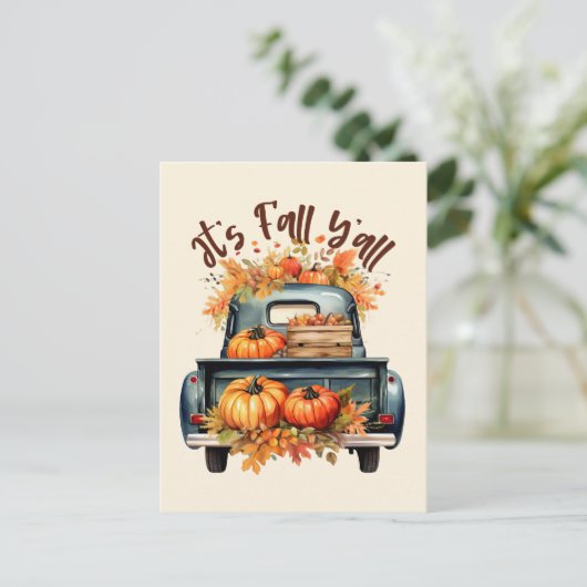 Het is Herfst Y'all Briefkaart (Staand voorkant)