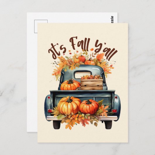 Het is Herfst Y'all Briefkaart (Voorkant / Achterkant)