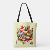 Het is Herfst Y'all Canvas tas (Achterkant)