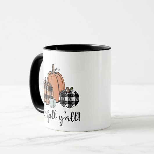 Het is Herfst Y'all Coffee Mok (Voorkant links)