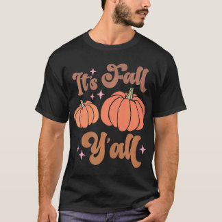 Het is Herfst Y'All Country Herfst Herfst Pompoen T-shirt