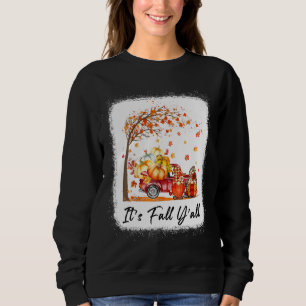 Het is Herfst Y'all Cute Gnomes Pumpkin Autumn Tre Trui